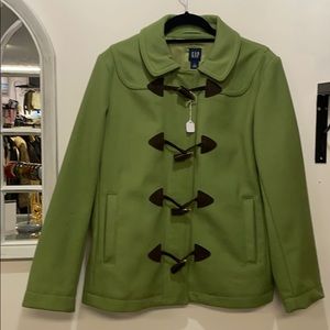 Gap woman’s wool toggle winter coat size large